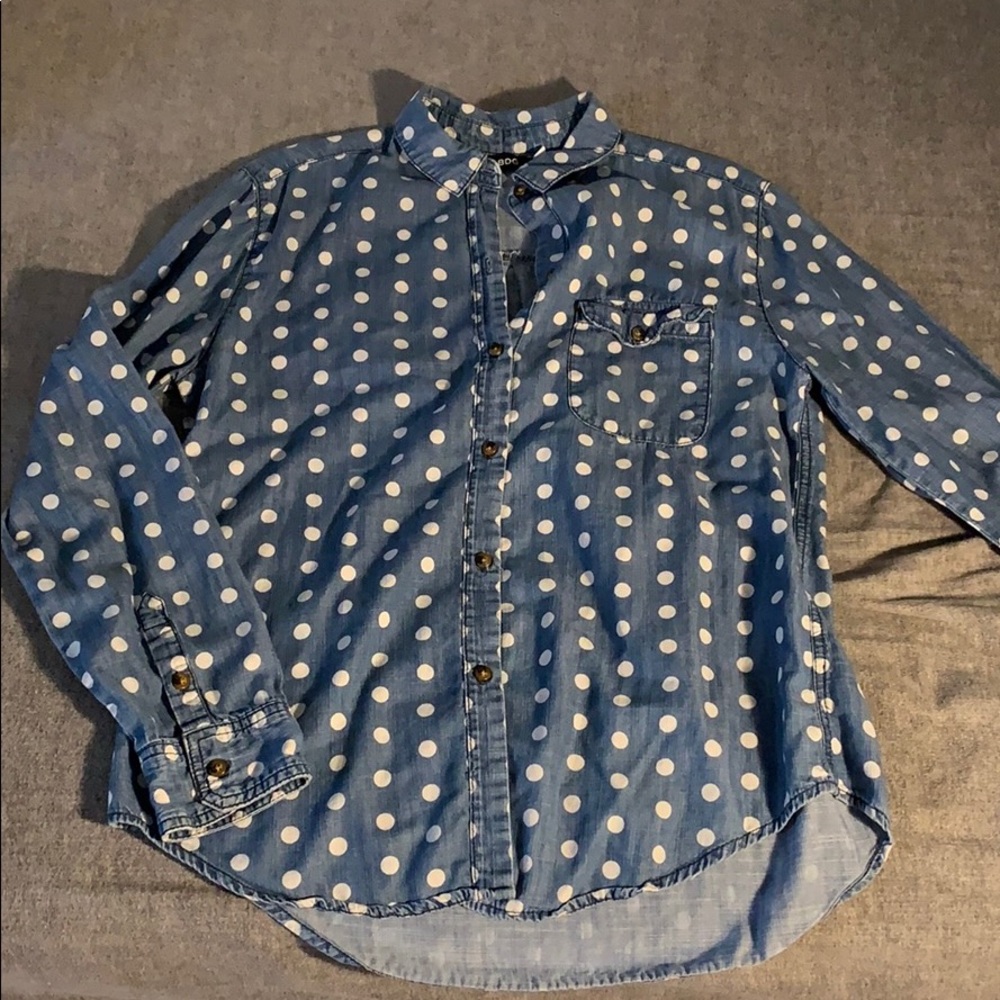 BDG (urban outfitters) Chambray Top